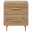 40cm W Manufactured Wood Bedside Table-526289396