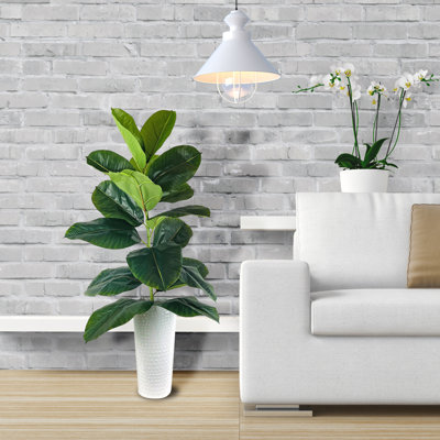 48'' Faux Rubber Plant