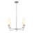Oreane 4-Light Chandelier in Brushed Nickel-1954205360