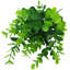 Ensemble de 4 pièces de gazon d'eucalyptus artificiel 14 po
