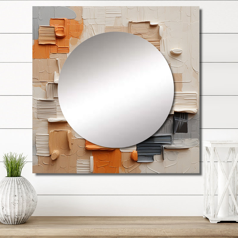 Miroir mural de salon Libnah - Wizards, 23 po x 23 po