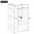 Modern compact bathroom vanity with ceramic sink-1998421910