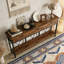 Table d'appoint longue avec tiroirs de rangement