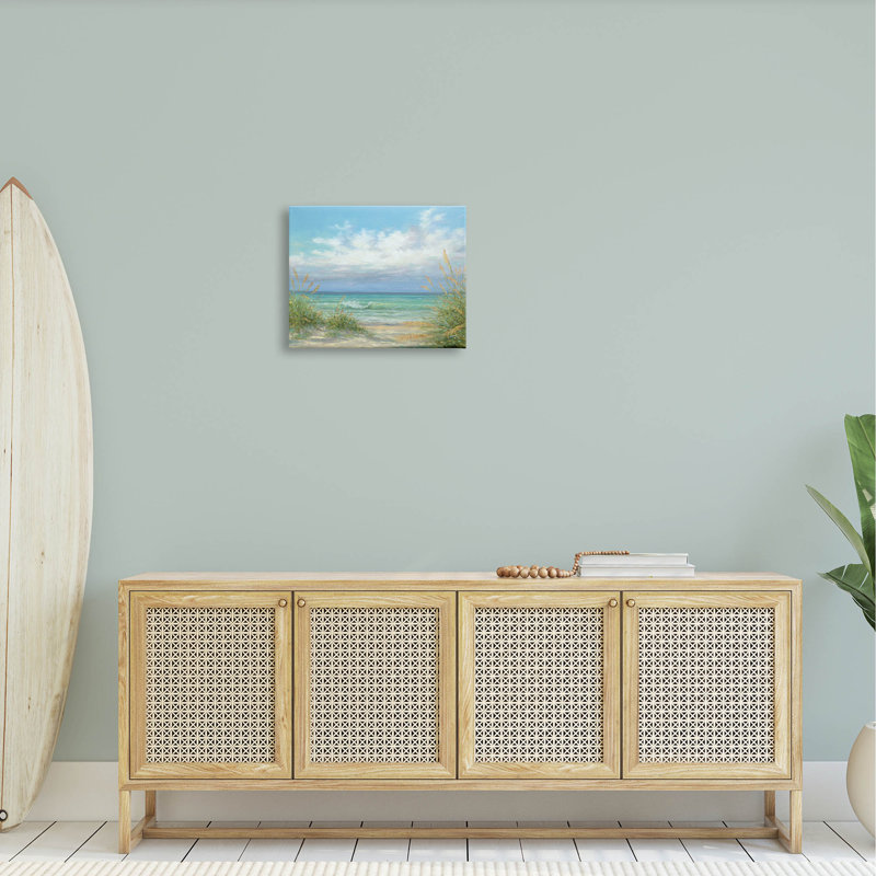 "Sea Shoreline Horizon Scenery", art mural par Martin Figlinski, H 16 po x l 20 po x P 1,5 po