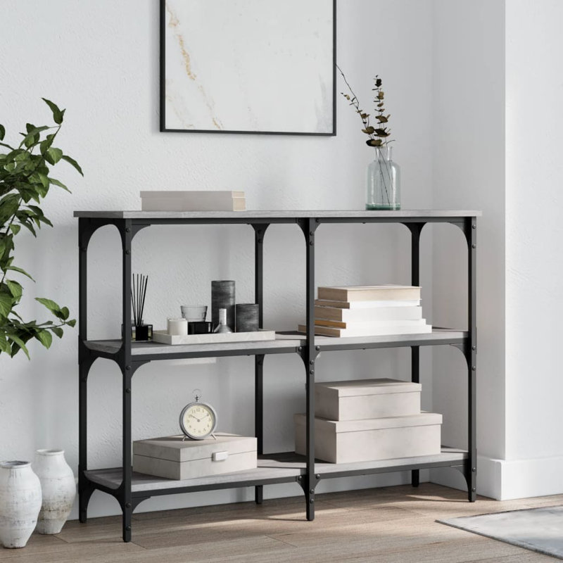 Console Table, 75cm H x 100cm W x 29cm D, Grey Sonoma