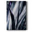 Feuilles bleues - reproduction de photo sur toile tendue-1842804645