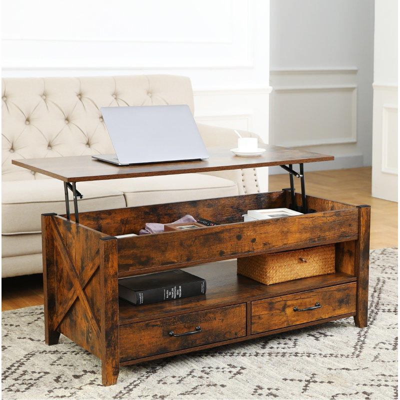 Teral Single Coffee Table, Brown