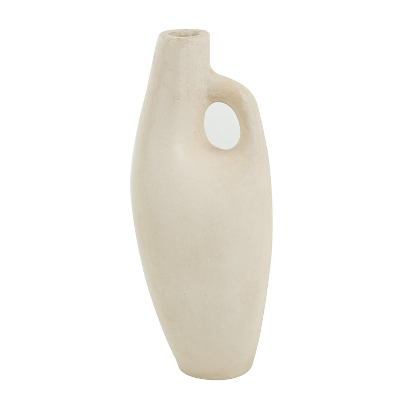 Vase incurvé abstrait avec poignée Evia