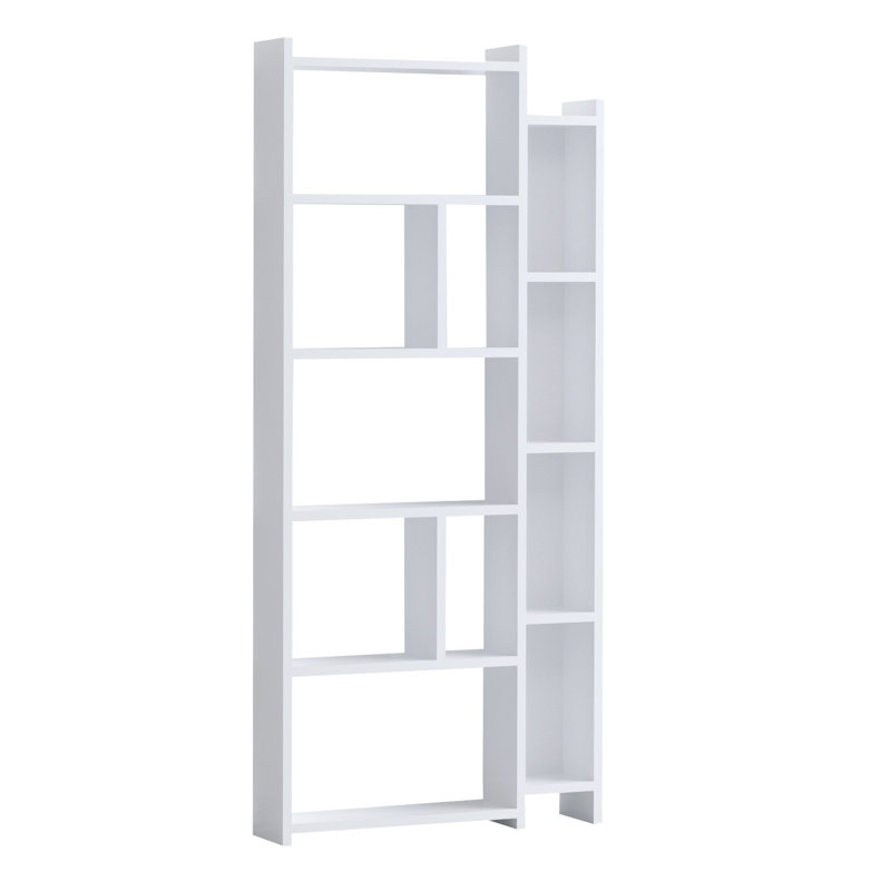 Baugus 150cm H x 65cm W Standard Bookcase, White