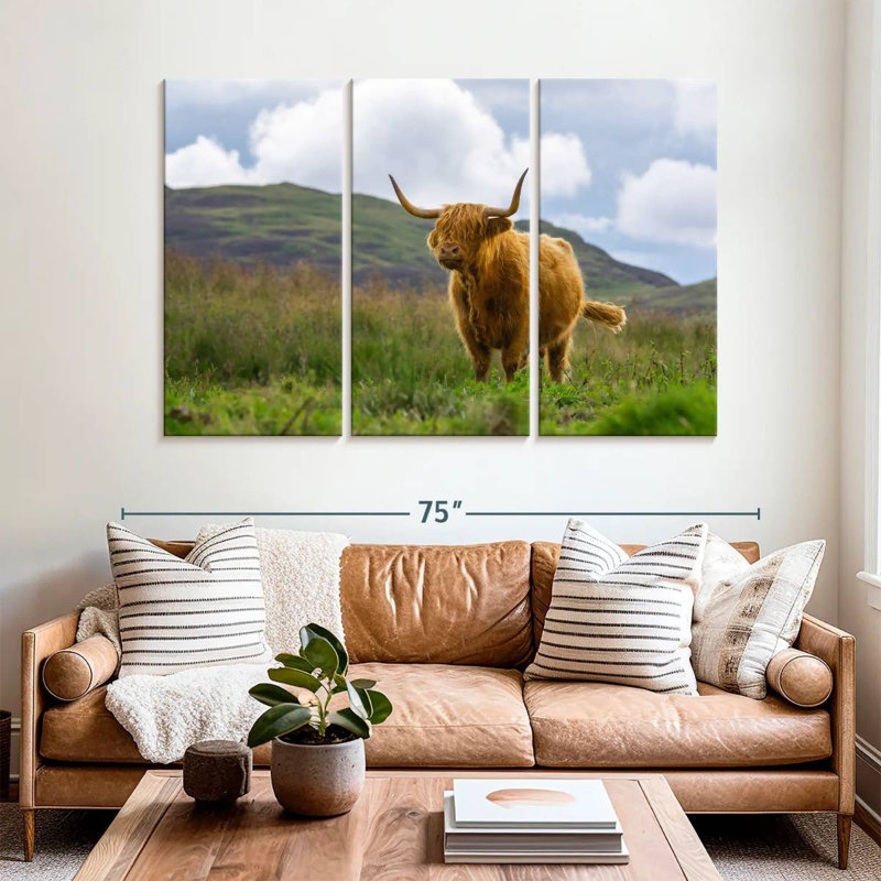 Brampt Highland Cow, Écosse, H 42 po x l 65 po