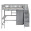 Lit mezzanine double avec tiroirs, bureau et garde-robe-1620227530
