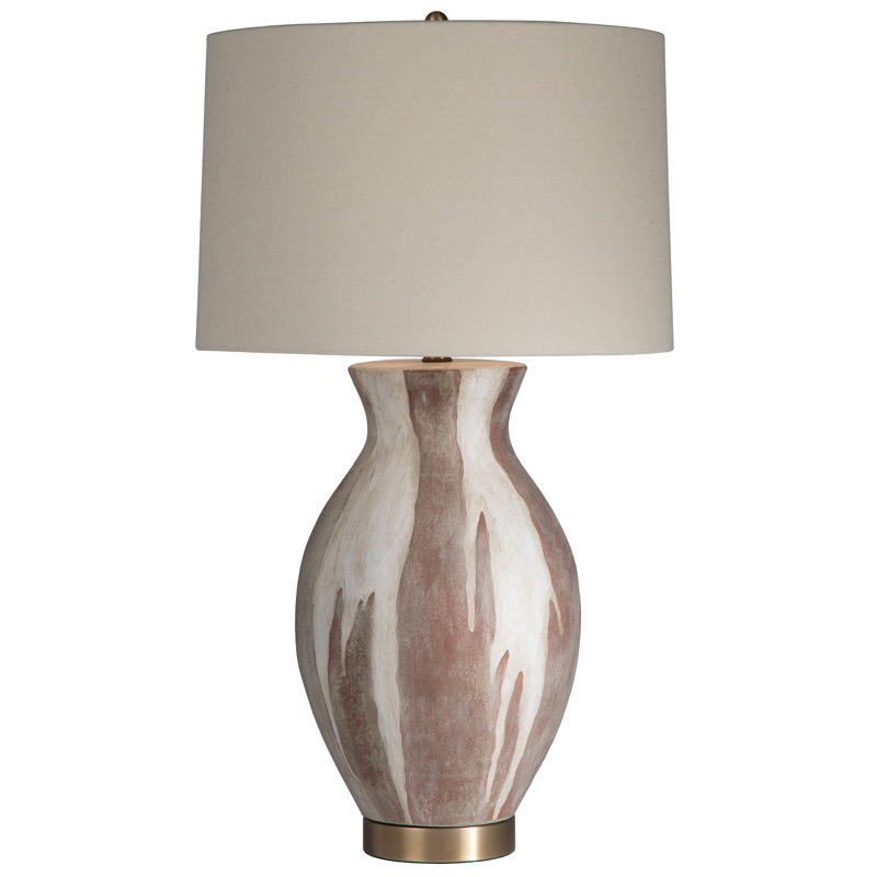 Eureka Porcelain Table Lamp, Oatmeal