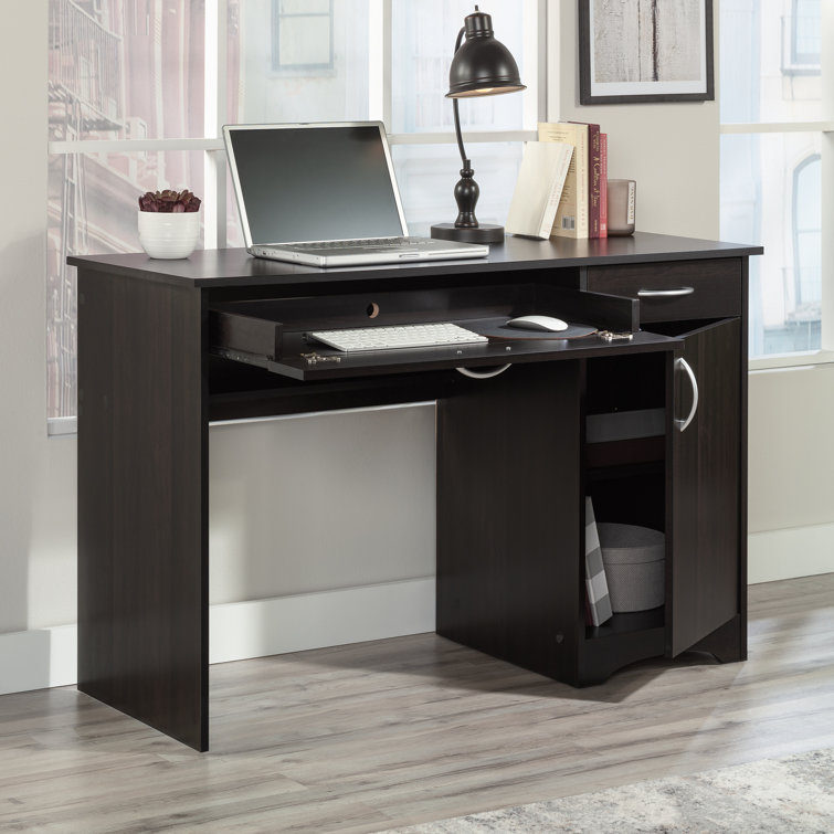  Balkene Home 62756 Tribeca Studio Desk Steel Framed Designs  Maintain Unfettered Flow for Living Spaces Lightweight & Easy Assemble -  Brown : Home & Kitchen