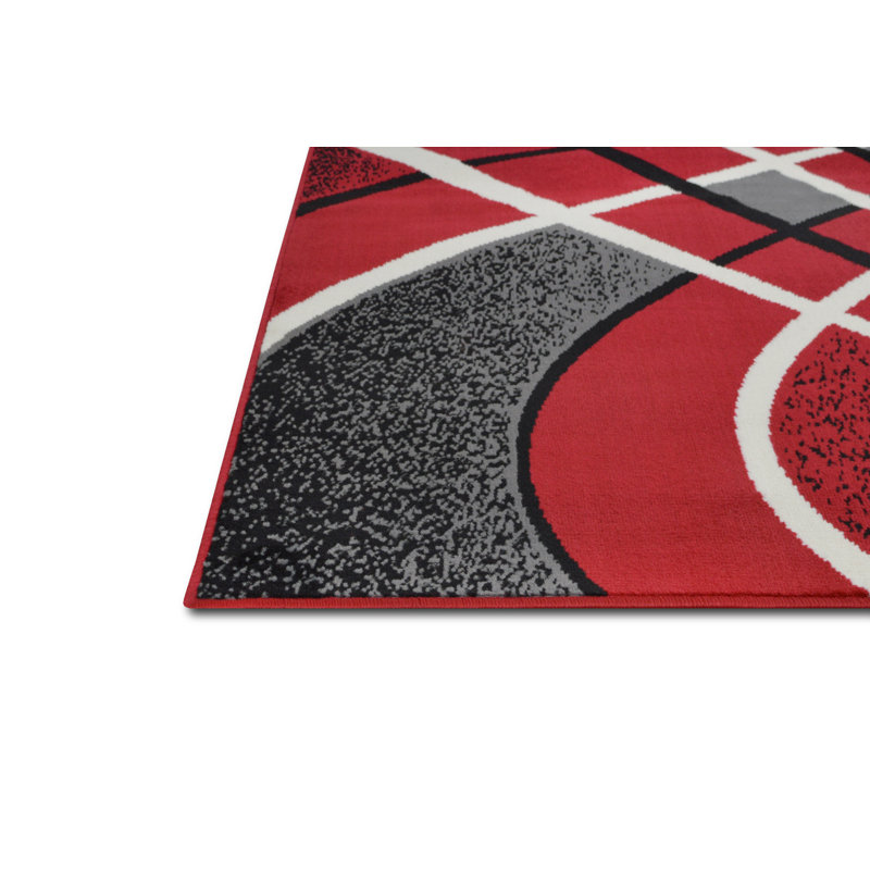 Cliodhna Geometric Indoor Rug, Rectangle 5'2" x 7'