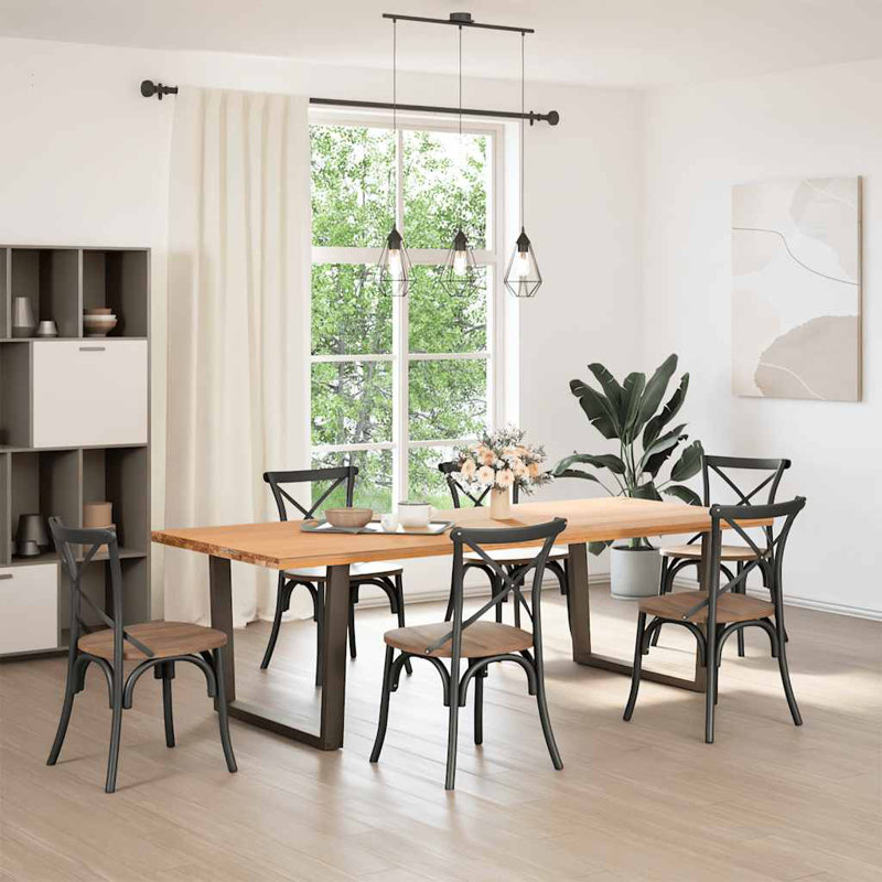 Table Leg, Anthracite, 73.3cm H x 100cm W