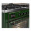 Majestic III Series 60 Inch Dual Fuel Range with 7 Sealed Burners, Griddle, in Blue Grey (Liquid Propane, Burnished Trim)-117886138-117886134-117886139