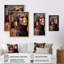 Art coloré sur toile femme amérindienne colorée V-552083496-552083501