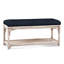 Summer Retreat Wicker Shelf Storage Bench-71425151-86505847