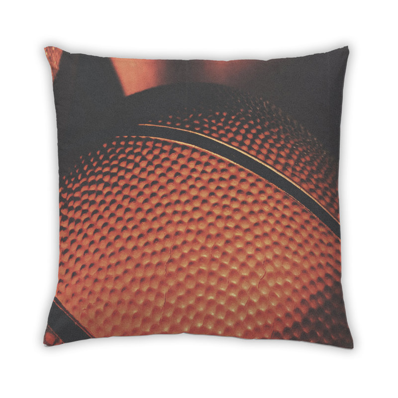 Coussin Sports Basketball 1, Microsuède
