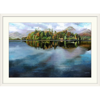«Bahra Boathouse, Derwentwater, Cumbria, 2008» par Trevor Neal, reproduction d'art