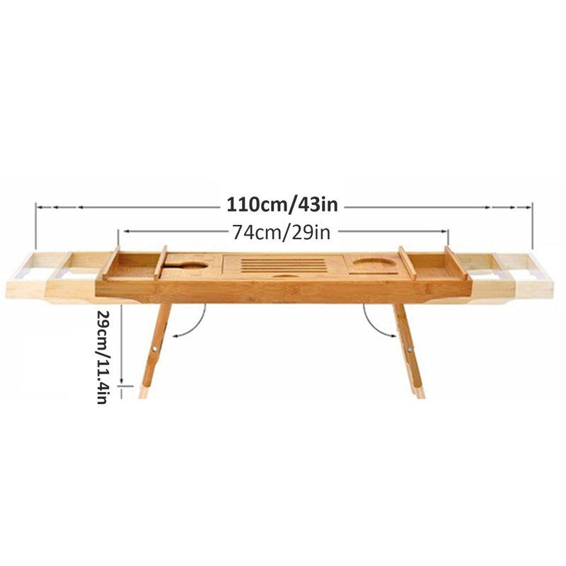 Menashem Freestanding Bamboo Shower Caddy