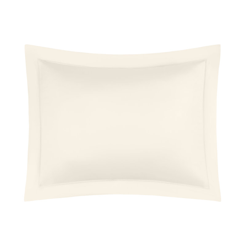 Taie d'oreiller en satin royal, Ivoire ivoire, Standard
