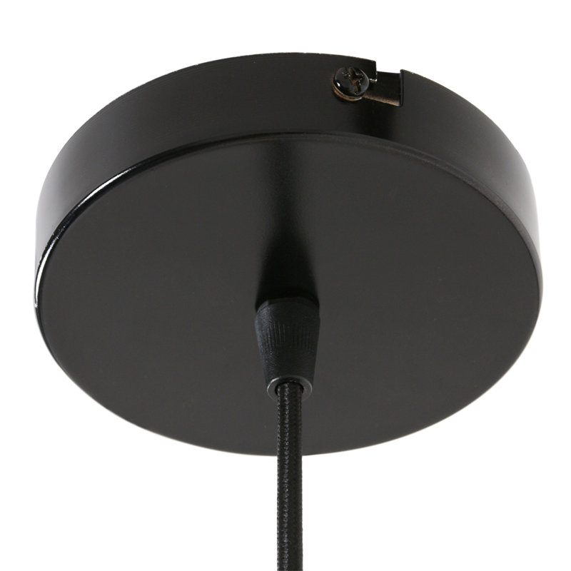 Atef 1 - Light Black Geometric Pendant