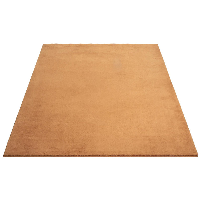 Machine Woven Orange Indoor Rug, Rectangle 60 x 110cm