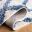 Tapis ivoire / bleu Rivka-967865135