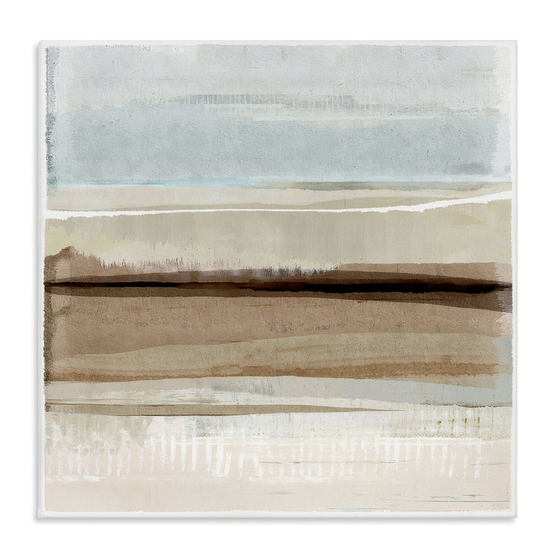 «Winter Sands» par Flora Kouta, 36" H x 36" W