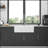 30 Inch Kitchen Sink Apron-Front White Ceramic Reversible Single Bowl Kitchen Farm Sinks
