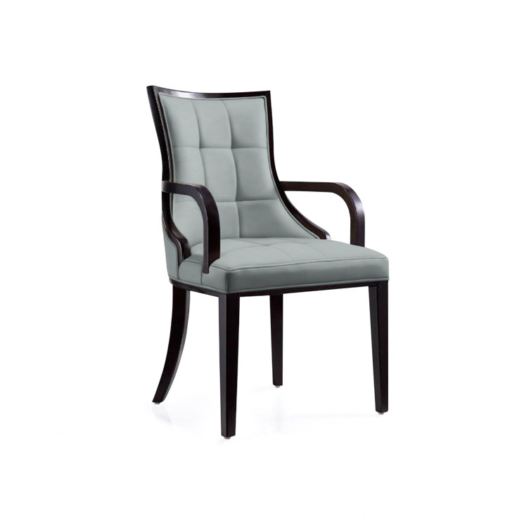 Upholstered Solid Wood Arm chair