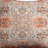  Handcrafted Square Cotton Accent Throw Pillow in Vintage Floral Pattern