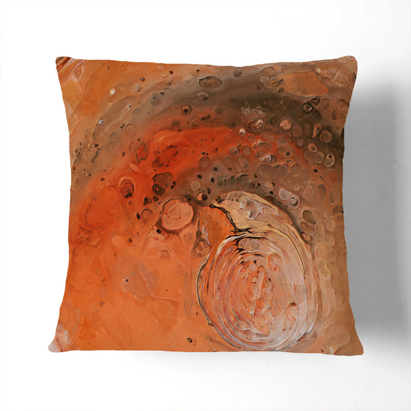 Abstract Square Throw Cushion, 55cm H x 55cm W x 20cm D, White