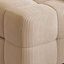 Canapé modulaire kaki en velours côtelé-699029771