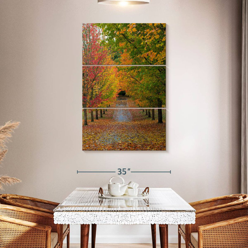 Harnek Path Of Maple Trees, 32" H x 20" W
