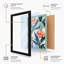 Coral Carnations Garden Botanical - Framed Print-1822790804-1822790808
