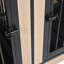 Dean Dog Crate Furniture with Two Rooms, Divider, and Removable Tray