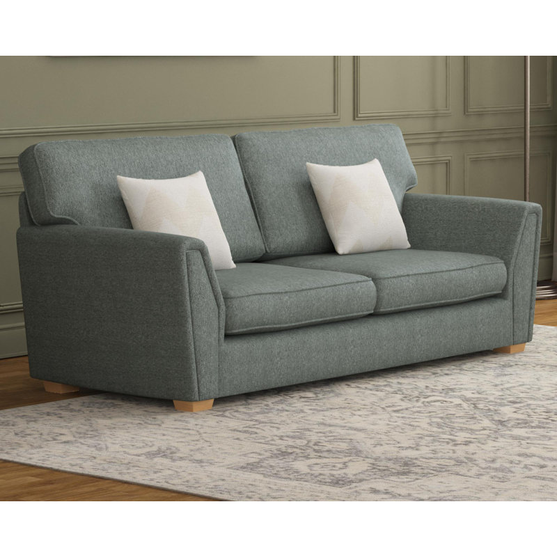 Wendleberry Three Seater, Fixed Back, Royal Blue