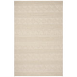 Natura Handwoven Wool/Cotton Beige Area Rug