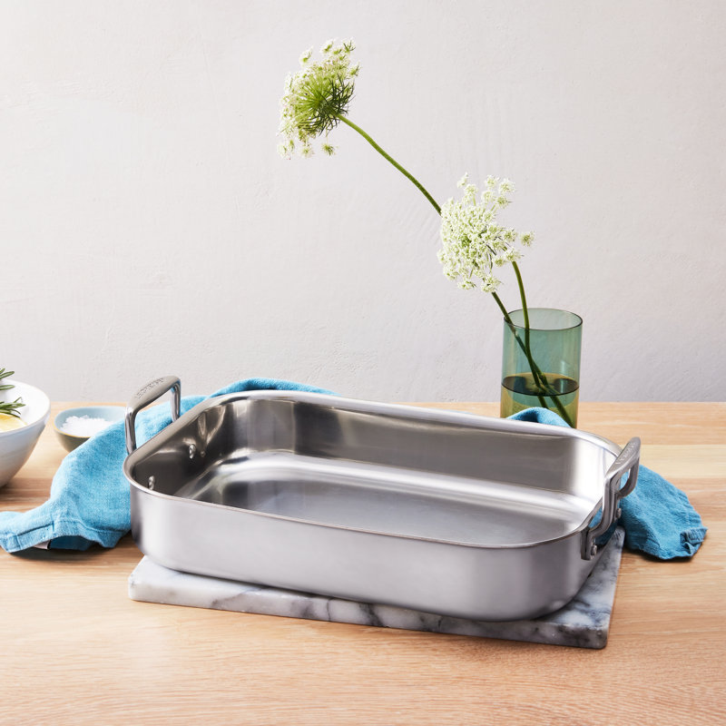 Le Creuset 3-Ply Stainless Steel Rectangular Roaster