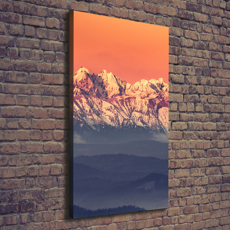 Panorama Of The Tatra Mountains - Wrapped Canvas Print
