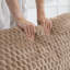 Fauteuil berçant adulte en velours côtelé-1828076625