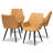 Holst Faux Leather Upholstered Metal Armchair-2124557945