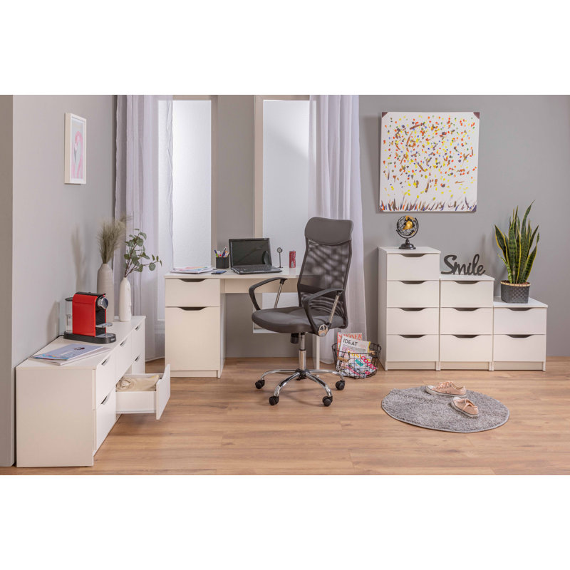 Mailys 3 Drawer Chest, White