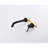 Bathroom Sink Faucet In Matte Black, Single Lever Design For Optimal Water Management And Temperature Control, Pop-Up Drain Functionality, Splash Aerator, Built With Robust Brass Stainless Steel Tap-124304151