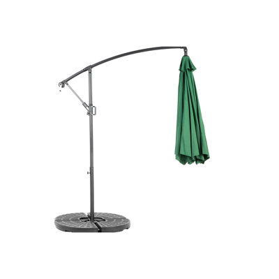 10Ft Patio Umbrella, Dark Shade, Makes Backyard And Poolside More Enjoyable Umbrella With Easy Crank, , Enhances Experience