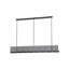 Luminaire suspendu linéaire 8 lumières Ice Cube