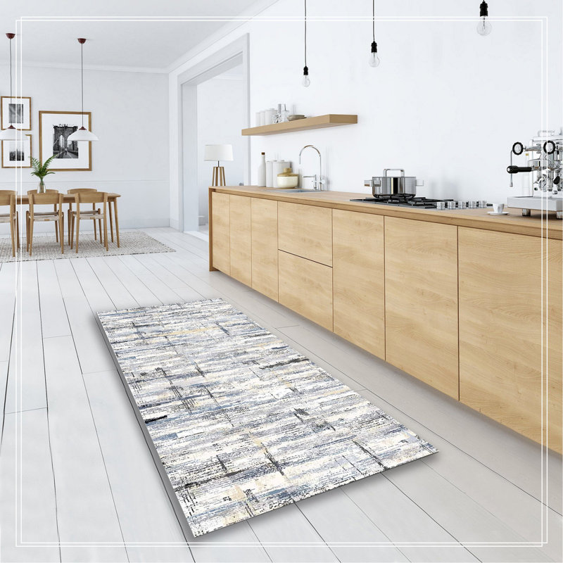Tapis décoratif antidérapant, Tapis de couloir 2 pi x 5 pi 6 po