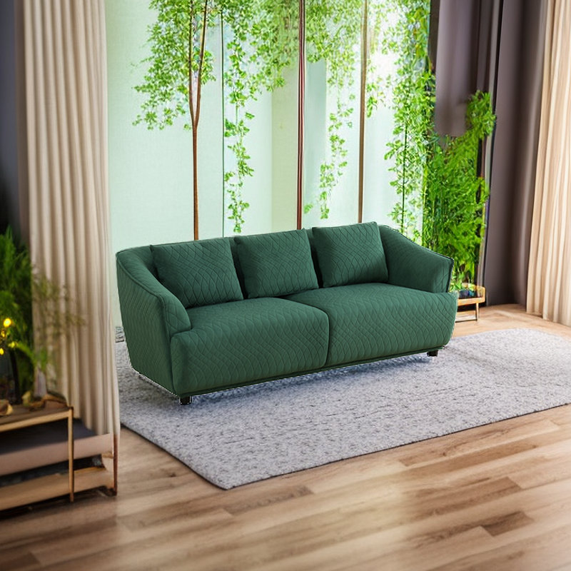 Flannelette Upholstered Sofa